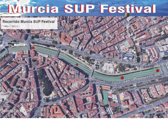Recorrido Murcia SUP Festival