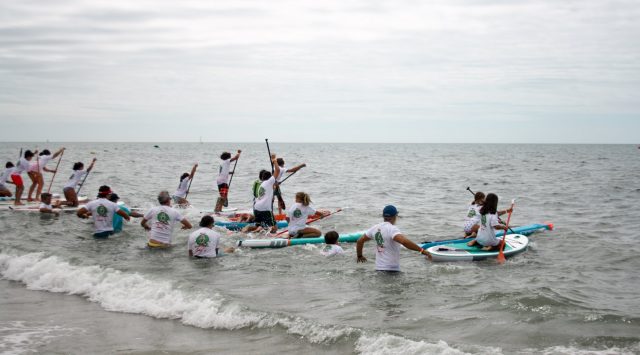 Salida SUP kids Discover Huelva SUP Festival