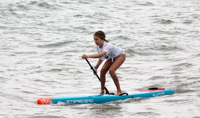 Las chicas han remado mucho en el Discover Huelva SUP Festival