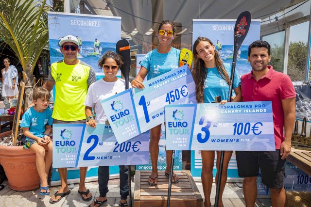 Pódims femenino Maspalomas Pro 2019 Eurotour