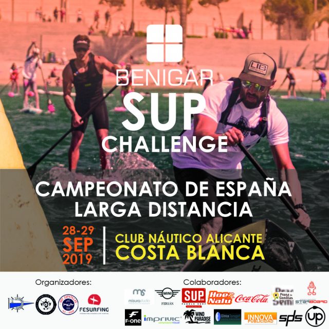 Cartel Campeonato de Larga Distancia de Stand Up Paddle en España