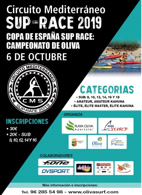 Cartel Campeonato SUP Race de Oliva