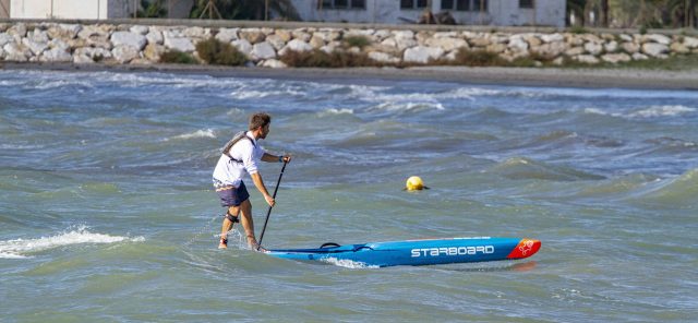 Rafa SIrvent. Gran Carrera del Mediterráneo SUP Race