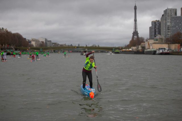 Fiona en el  Paris SUP Open 2019