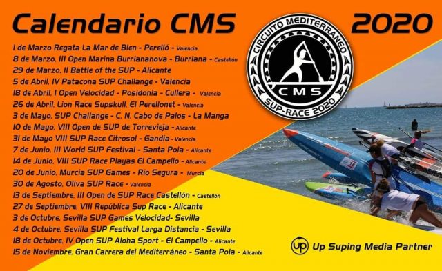 Calendario del Calendario Circuito Mediterráneo de Stand Up Paddle