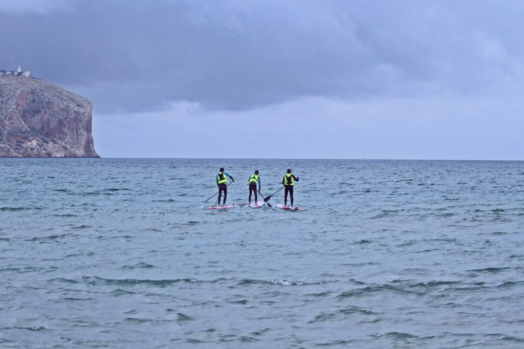 Salida en grupo. Club Surf Dénia . Paddle Surf