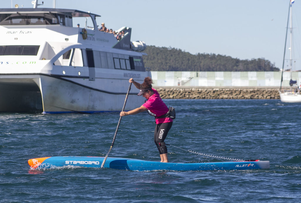 Marta Abruñedo, rider de Galicia. Calendario Galego de SUP Race 2021